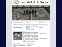 Tablet Screenshot of deepwelloil.com